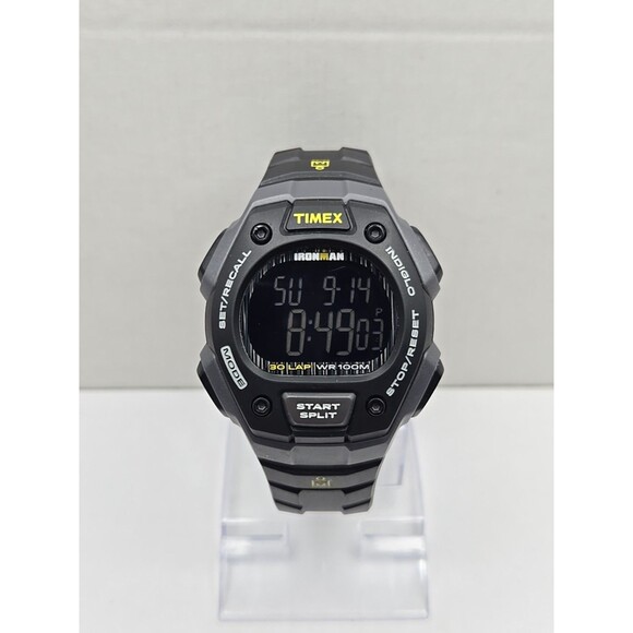 Timex Ironman Classic 30 Lap Watch 44mm Indiglo WR100M New Battery Quartz Mens - Picture 1 of 11